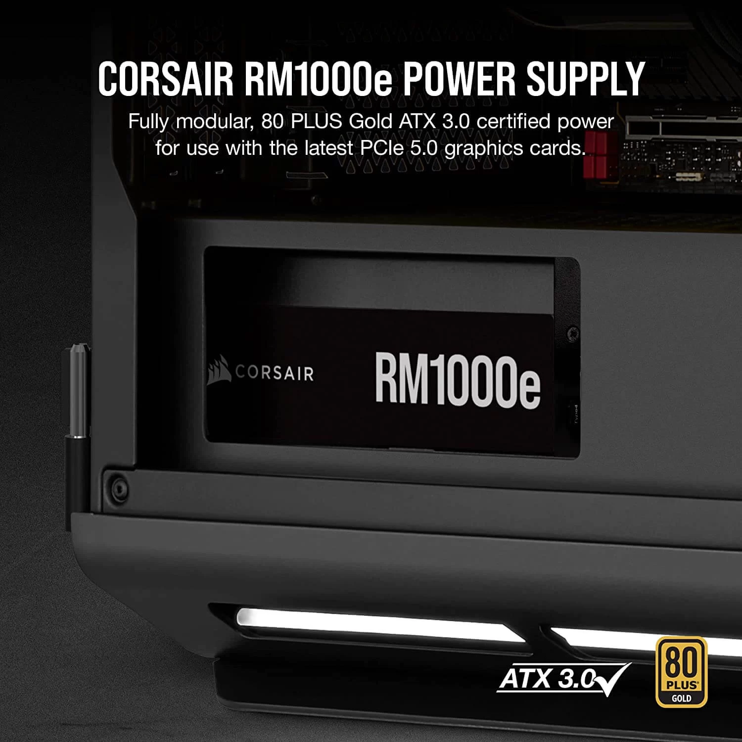 CORSAIR RMe Series RM1000e ATX 3.0 (2023) PSU (CP-9020264-NA) - 1000W, 80 Plus Gold, Fully Modular, Ultra-Low Noise 14 CORSAIR RMe Series RM1000e ATX 3.0 (2023) PSU (CP-9020264-NA) - 1000W, 80 Plus Gold, Fully Modular, Ultra-Low Noise - Ảnh 14