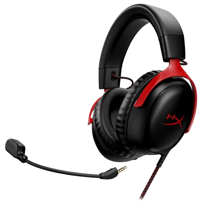 HyperX Cloud III Gaming Headset - Black Red (727A9AA)