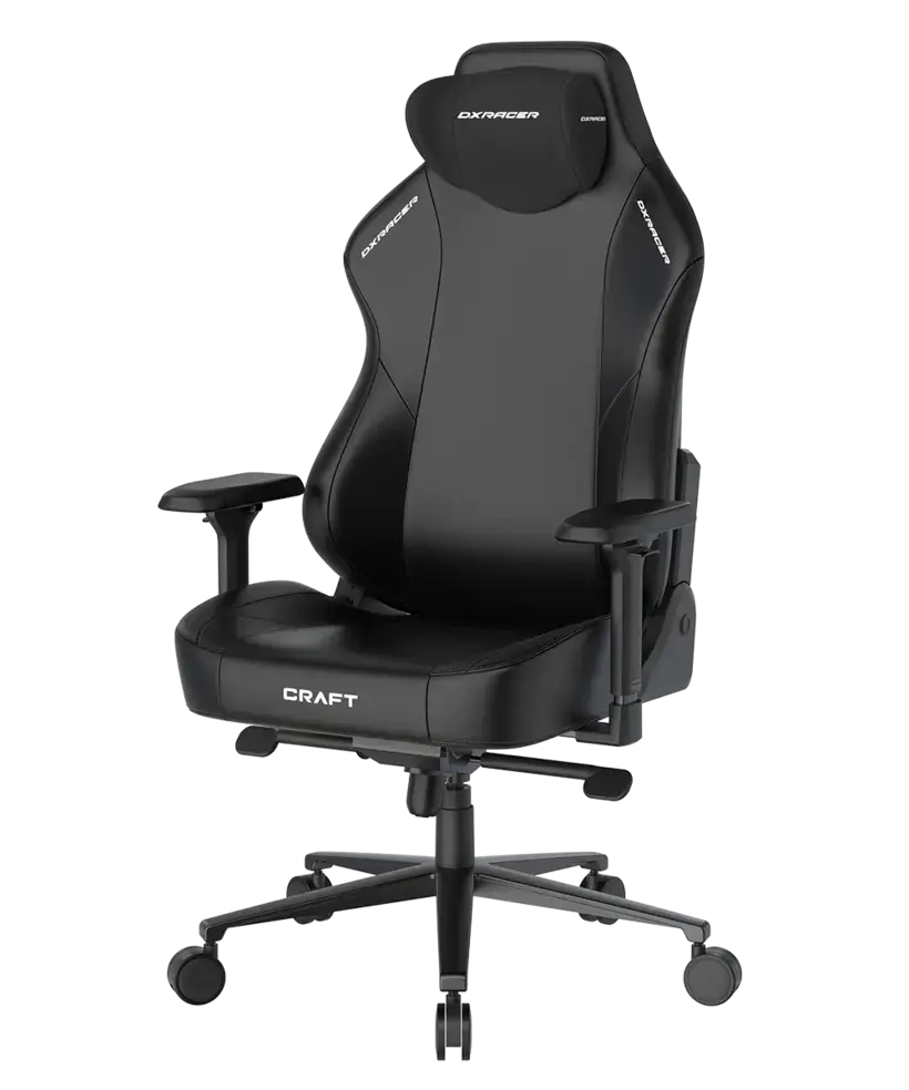 DXRacer Craft-F-NEO Leatherette-Black-Regular/L (GC/LCF23LTA/N) Gaming Chair - 4D Armrest, 135-Degree Recline, Cooling Gel Foam Pillow, Pull-Out Footrest 17 DXRacer Craft-F-NEO Leatherette-Black-Regular/L (GC/LCF23LTA/N) Gaming Chair - 4D Armrest, 135-Degree Recline, Cooling Gel Foam Pillow, Pull-Out Footrest - Ảnh 17