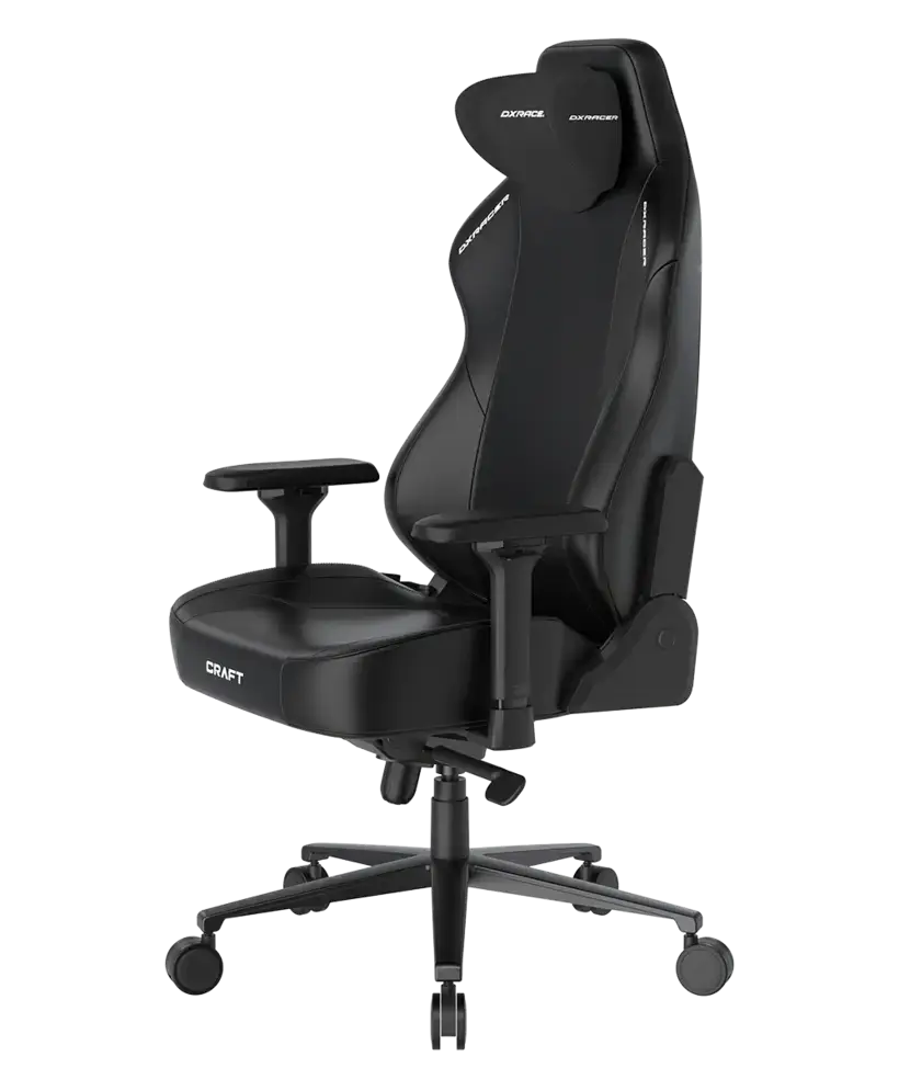 DXRacer Craft-F-NEO Leatherette-Black-Regular/L (GC/LCF23LTA/N) Gaming Chair - 4D Armrest, 135-Degree Recline, Cooling Gel Foam Pillow, Pull-Out Footrest 18 DXRacer Craft-F-NEO Leatherette-Black-Regular/L (GC/LCF23LTA/N) Gaming Chair - 4D Armrest, 135-Degree Recline, Cooling Gel Foam Pillow, Pull-Out Footrest - Ảnh 18