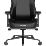 DXRacer Craft-F-NEO Leatherette-Black-Regular/L (GC/LCF23LTA/N) Gaming Chair - 4D Armrest, 135-Degree Recline, Cooling Gel Foam Pillow, Pull-Out Footrest 26 DXRacer Craft F NEO Leatherette Black RegularL GCLCF23LTAN TTD Product 4