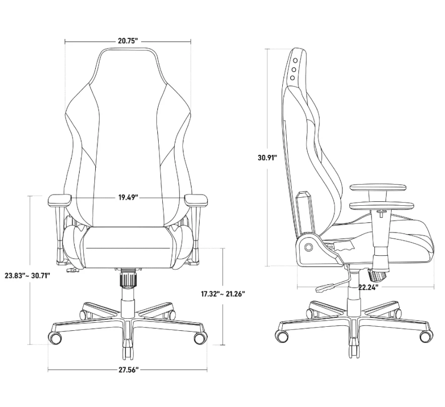 DXRacer Drifting C NEO Leatherette Black L page pc 23