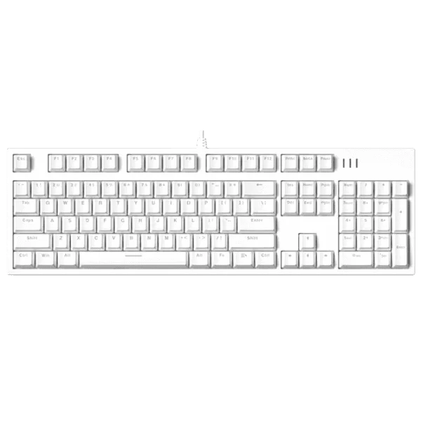 FL-Esports MK104 Pro White Wired Keyboard - Outemu switch - 104 keys RGB, Gasket Silicone, Hot Swap, OEM profile keycaps 1 FL-Esports MK104 Pro White Wired Keyboard - Outemu switch - 104 keys RGB, Gasket Silicone, Hot Swap, OEM profile keycaps