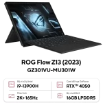ASUS ROG Flow Z13 (2023) (GZ301VU-MU301W) Touchscreen Gaming Laptop - i9-13900H, 16GB LPDDR5, RTX 4050 6G, 1TB PCIe, 13.4 inch WQXGA IPS 165Hz Touch, 100% DCI-P3, 500nits, Windows 11 Home