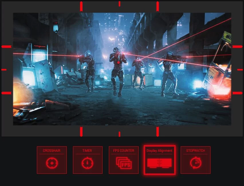 GamePlus Dispaly Alignment