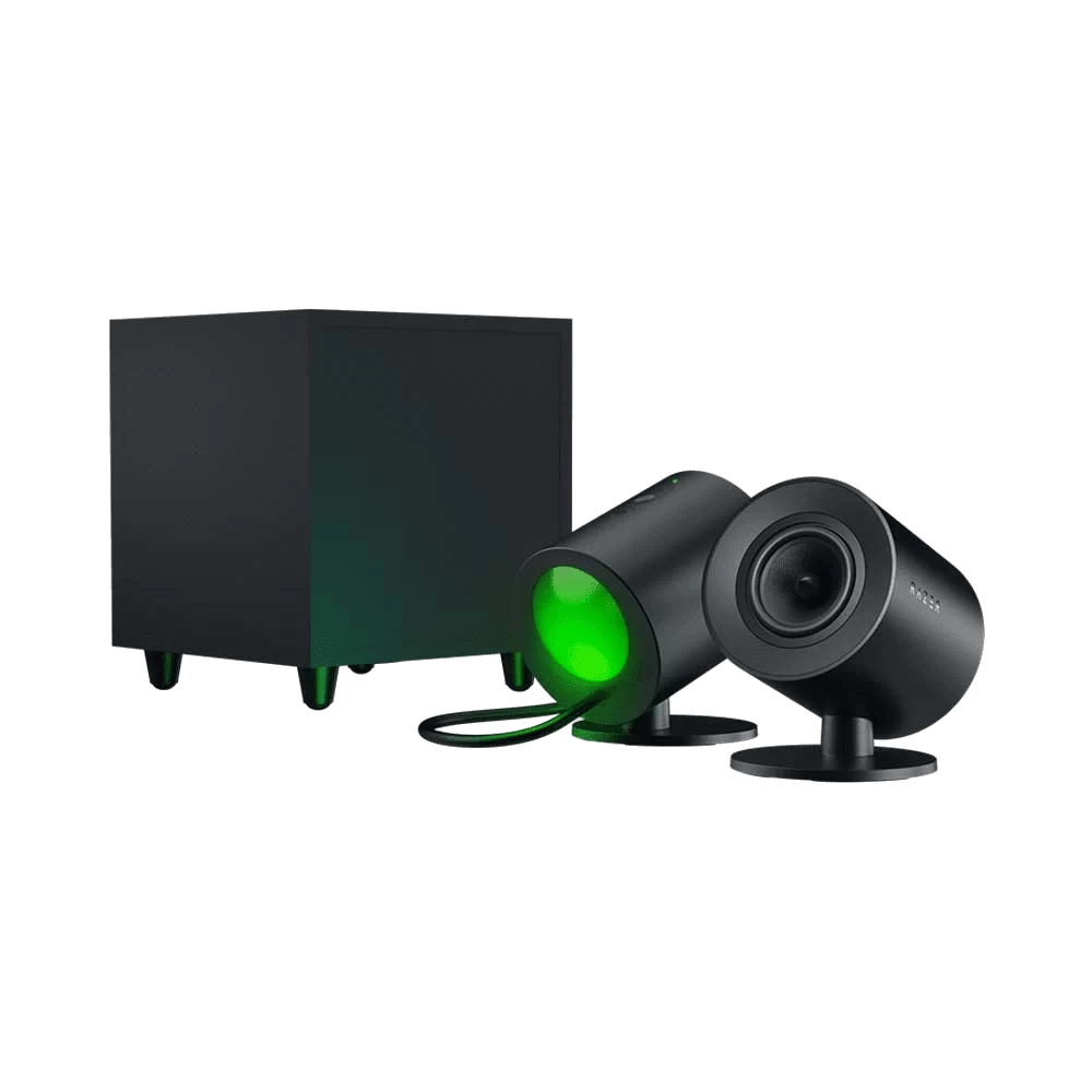 Razer NOMMO V2 PRO 2.1 PC Gaming Speakers - Bluetooth 5.3, Razer Chroma RGB, Wireless Subwoofer + Control Pod 1 Razer NOMMO V2 PRO 2.1 PC Gaming Speakers - Bluetooth 5.3, Razer Chroma RGB, Wireless Subwoofer + Control Pod