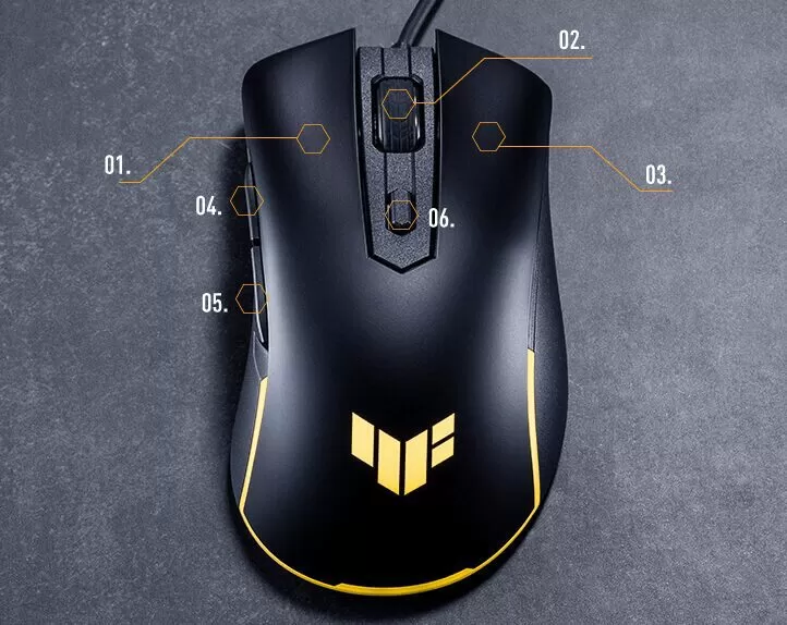 TUF M3 Gen II Six Programmable Buttons