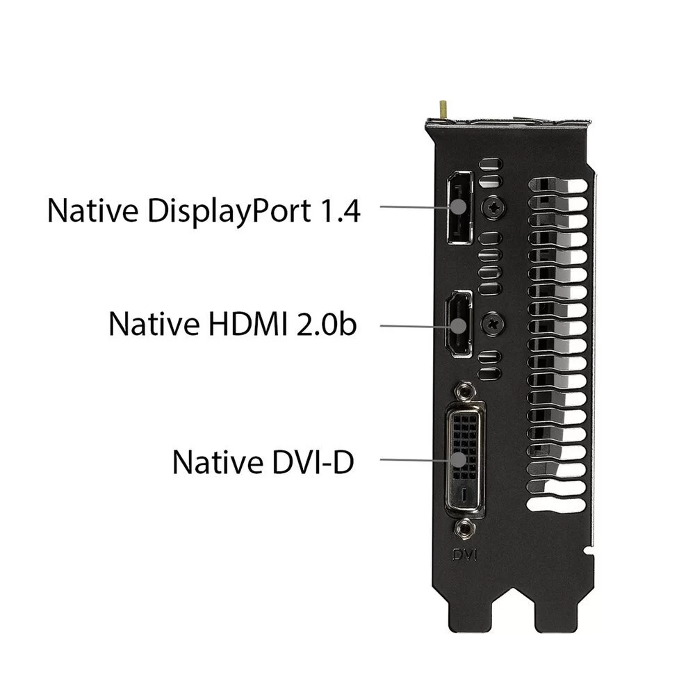 VGA PH GeForce GTX 1650 A eTail Gallery Images O4G 5