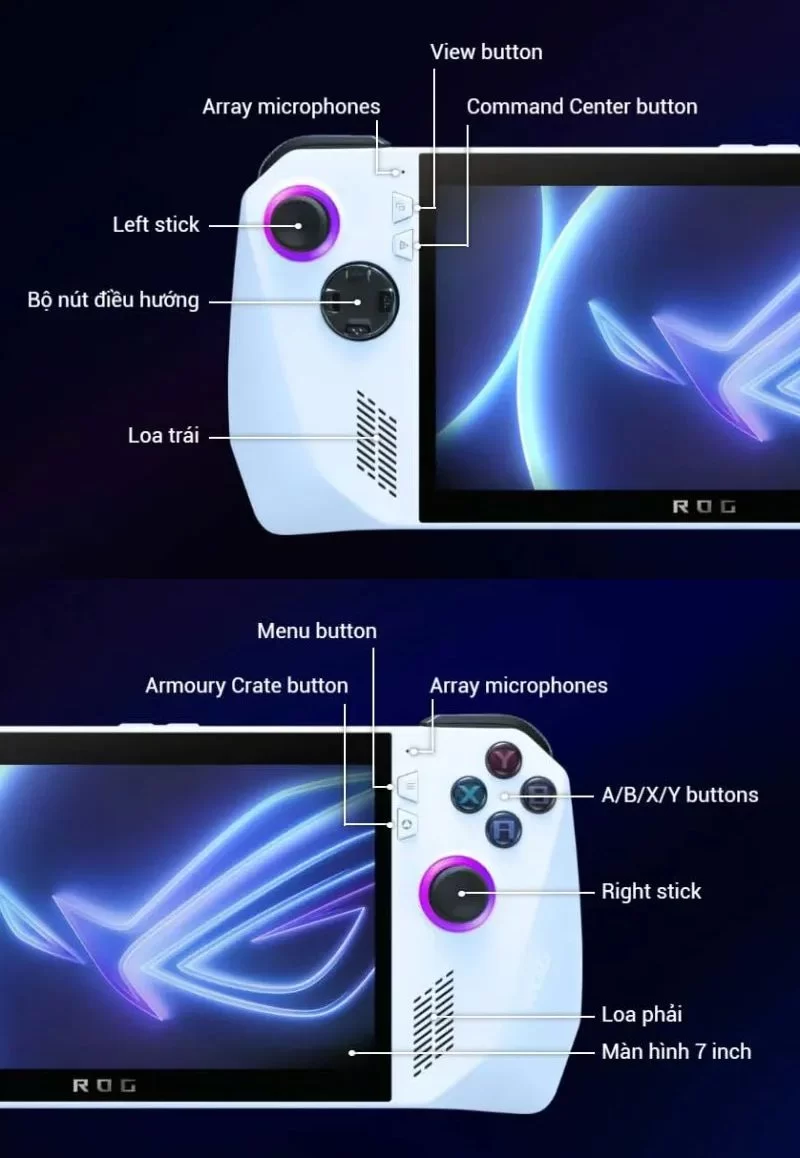 asus rog ally ryzen z1 page mobile ttd 9