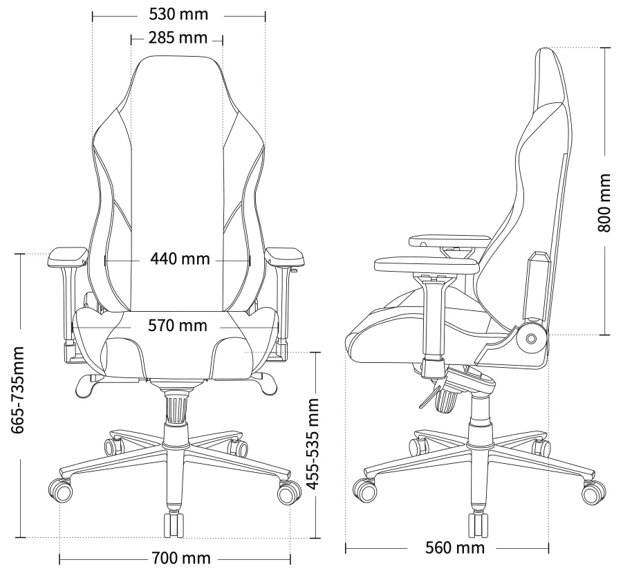 dxracer craft spec