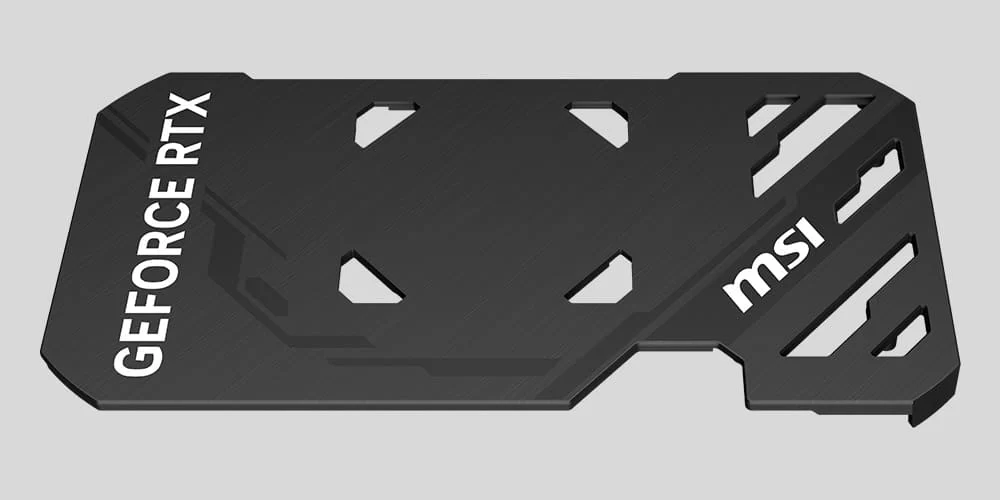 msi rtx4060ti ventus 2x black 8g backplate