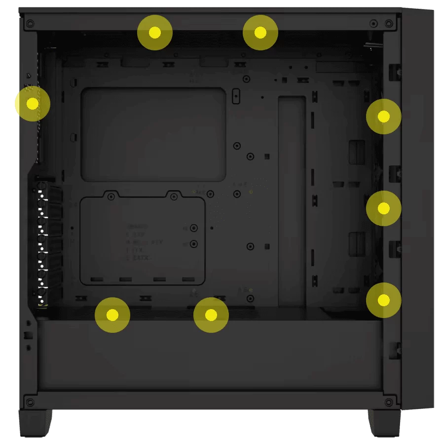 3000D RGB AIRFLOW Black Panel2 image FanCapacity 120mm black