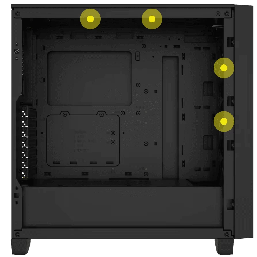 3000D RGB AIRFLOW Black Panel2 image FanCapacity 140mm black