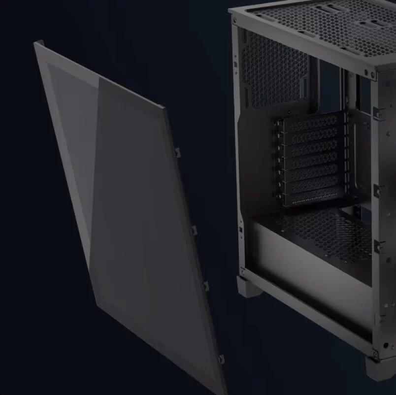 3000D RGB AIRFLOW Black Panel4 image right black
