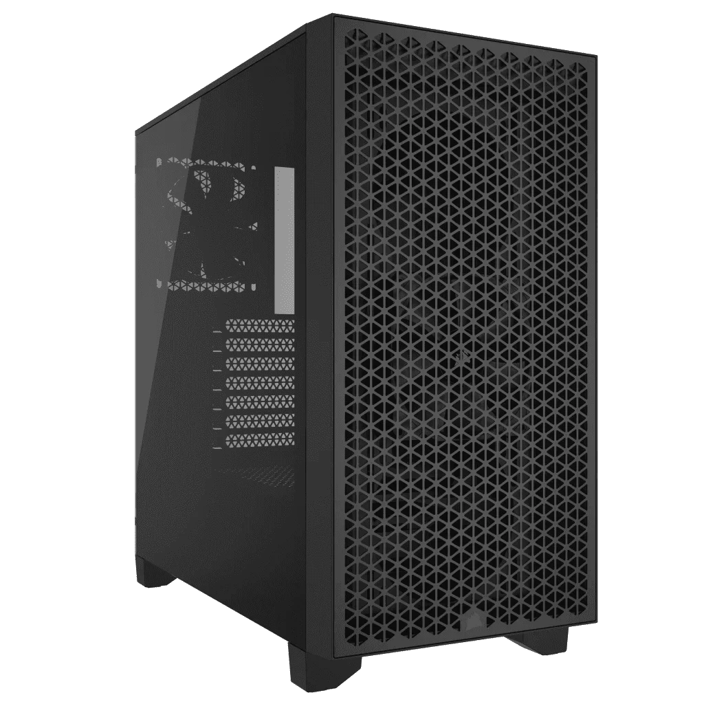 CORSAIR 3000D AIRFLOW Mid-Tower PC Case - Black, 2x CORSAIR SP120 ELITE fans includes