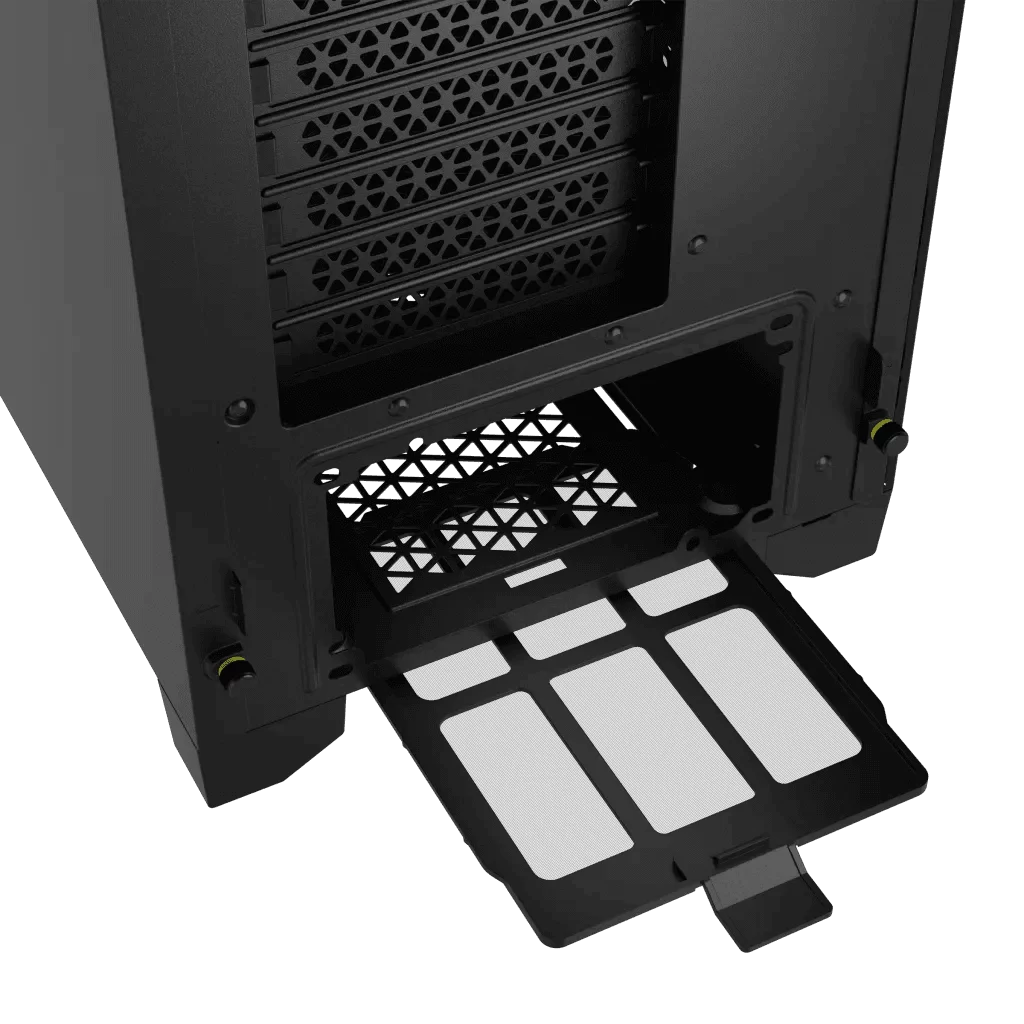 CORSAIR 3000D RGB AIRFLOW Mid-Tower PC Case - Black, 3x CORSAIR AR120 RGB fans includes 14 CORSAIR 3000D RGB AIRFLOW Mid-Tower PC Case - Black, 3x CORSAIR AR120 RGB fans includes - Ảnh 14