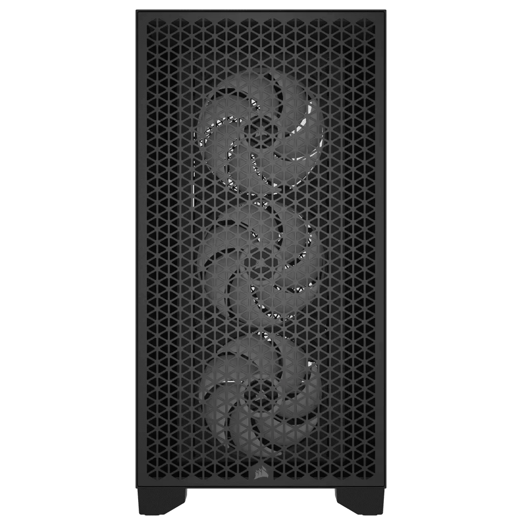CORSAIR 3000D RGB AIRFLOW Mid-Tower PC Case - Black, 3x CORSAIR AR120 RGB fans includes 15 CORSAIR 3000D RGB AIRFLOW Mid-Tower PC Case - Black, 3x CORSAIR AR120 RGB fans includes - Ảnh 15