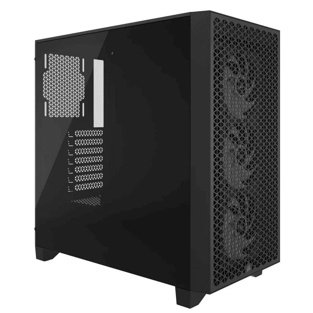 CORSAIR 3000D RGB AIRFLOW Mid-Tower PC Case - Black, 3x CORSAIR AR120 RGB fans includes 19 CORSAIR 3000D RGB AIRFLOW Mid-Tower PC Case - Black, 3x CORSAIR AR120 RGB fans includes - Ảnh 19