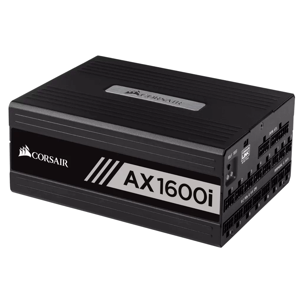 CORSAIR CORSAIR AXi Series AX1600i PSU - 1600W, 80 Plus Titanium, Full Modular 4 CORSAIR CORSAIR AXi Series AX1600i PSU - 1600W, 80 Plus Titanium, Full Modular - Ảnh 4