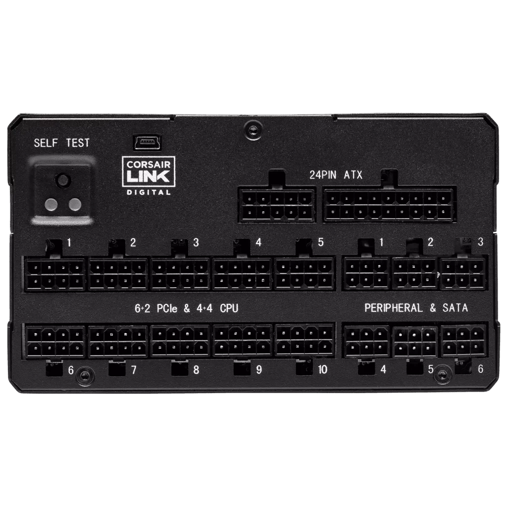 CORSAIR CORSAIR AXi Series AX1600i PSU - 1600W, 80 Plus Titanium, Full Modular 8 CORSAIR CORSAIR AXi Series AX1600i PSU - 1600W, 80 Plus Titanium, Full Modular - Ảnh 8