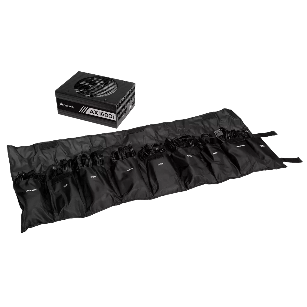 CORSAIR CORSAIR AXi Series AX1600i PSU - 1600W, 80 Plus Titanium, Full Modular 13 CORSAIR CORSAIR AXi Series AX1600i PSU - 1600W, 80 Plus Titanium, Full Modular - Ảnh 13