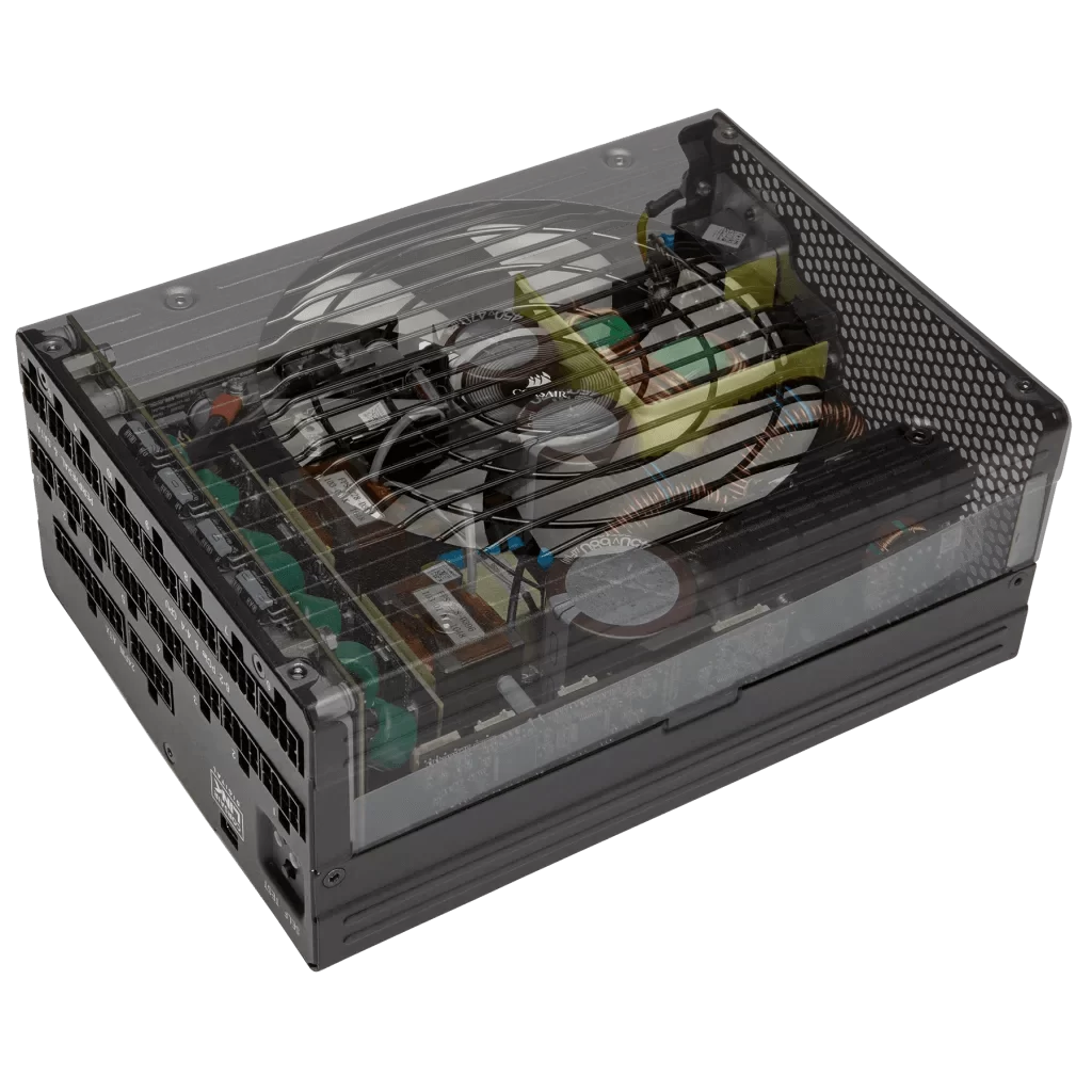 CORSAIR CORSAIR AXi Series AX1600i PSU - 1600W, 80 Plus Titanium, Full Modular 17 CORSAIR CORSAIR AXi Series AX1600i PSU - 1600W, 80 Plus Titanium, Full Modular - Ảnh 17