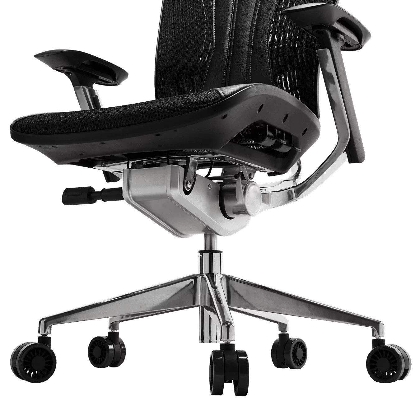 Cooler Master ERGO L Ergonomic Chair (CMI-GCEL-2019) - Black, 3D Cast Aluminium frame, 2D Aluminium Armrest, Class 4 Gas Lift 14 Cooler Master ERGO L Ergonomic Chair (CMI-GCEL-2019) - Black, 3D Cast Aluminium frame, 2D Aluminium Armrest, Class 4 Gas Lift - Ảnh 14