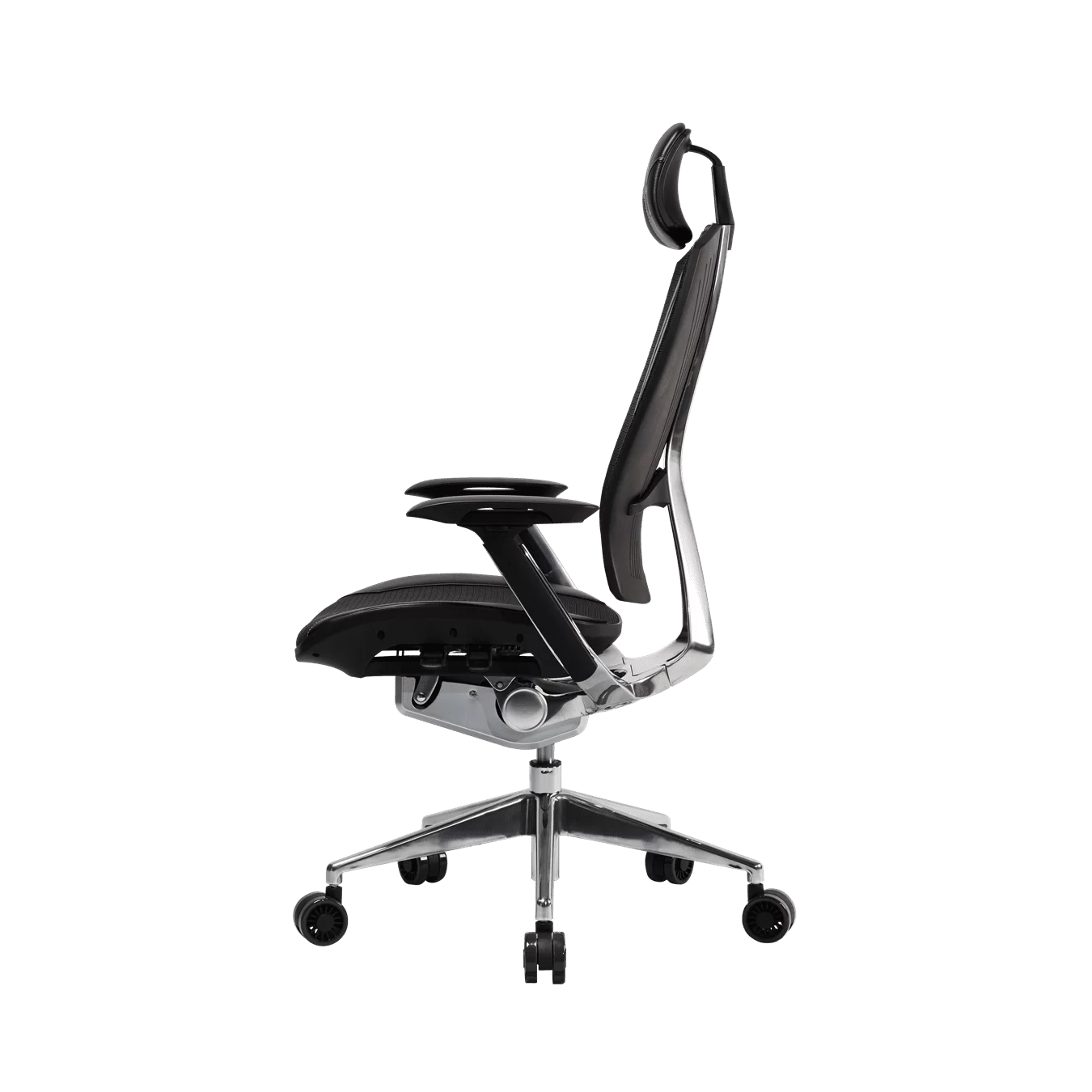 Cooler Master ERGO L Ergonomic Chair (CMI-GCEL-2019) - Black, 3D Cast Aluminium frame, 2D Aluminium Armrest, Class 4 Gas Lift 3 Cooler Master ERGO L Ergonomic Chair (CMI-GCEL-2019) - Black, 3D Cast Aluminium frame, 2D Aluminium Armrest, Class 4 Gas Lift - Ảnh 3