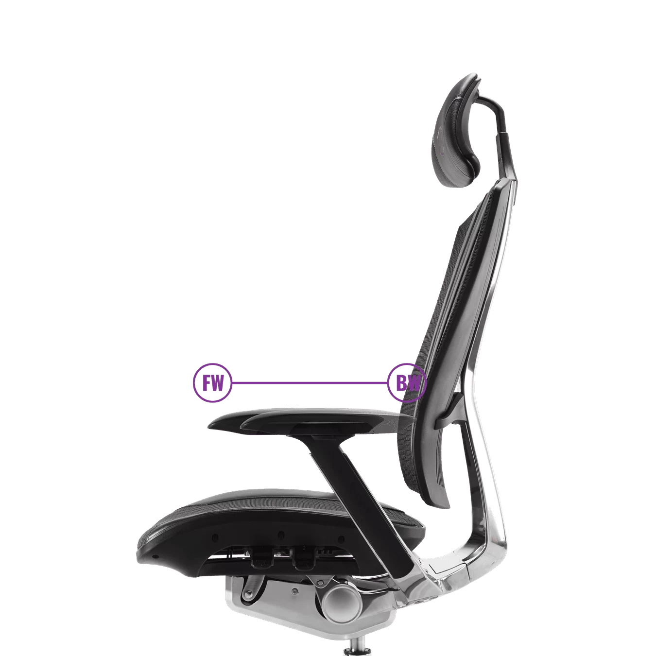 Cooler Master ERGO L Ergonomic Chair (CMI-GCEL-2019) - Black, 3D Cast Aluminium frame, 2D Aluminium Armrest, Class 4 Gas Lift 10 Cooler Master ERGO L Ergonomic Chair (CMI-GCEL-2019) - Black, 3D Cast Aluminium frame, 2D Aluminium Armrest, Class 4 Gas Lift - Ảnh 10