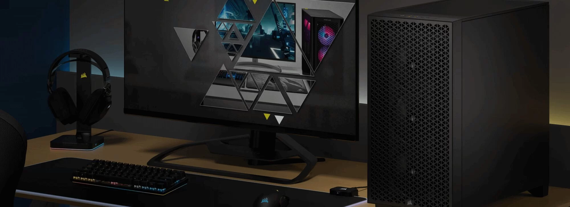 Corsair 3000D Airflow Black Panel1 background black 1