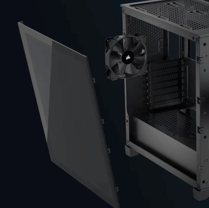 Corsair 3000D Airflow Black Panel4 image right black