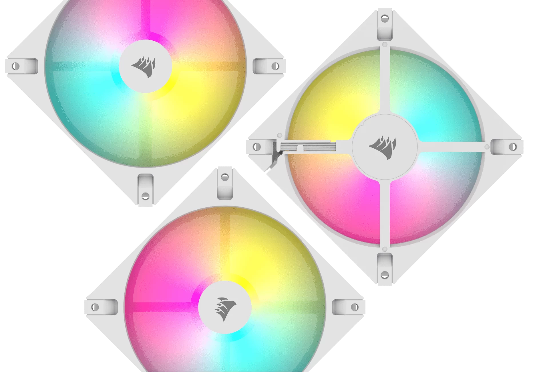 Corsair 3000D RGB AIRFLOW White Panel3 image white