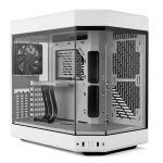 Hyte Y60 Snow White Dual Chamber Modern Aesthetic Case - White/White, Mid-Tower ATX size