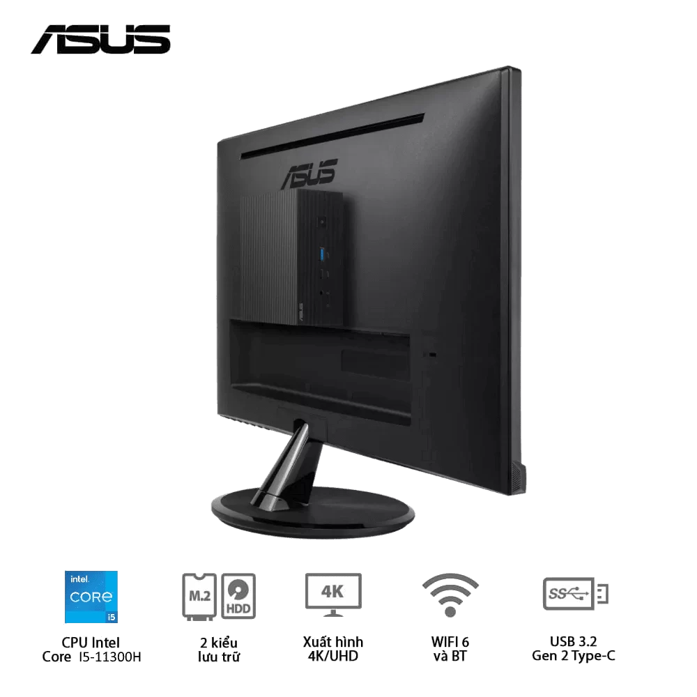 ASUS PN63-S1-B-S5025MV Barebone Mini PC - Intel Core I5-11300H, Wi-Fi 6 + BT5.0, VESA MOUNT, VGA port configurable, w/o Keyboard Mouse 7 ASUS PN63-S1-B-S5025MV Barebone Mini PC - Intel Core I5-11300H, Wi-Fi 6 + BT5.0, VESA MOUNT, VGA port configurable, w/o Keyboard Mouse - Ảnh 7