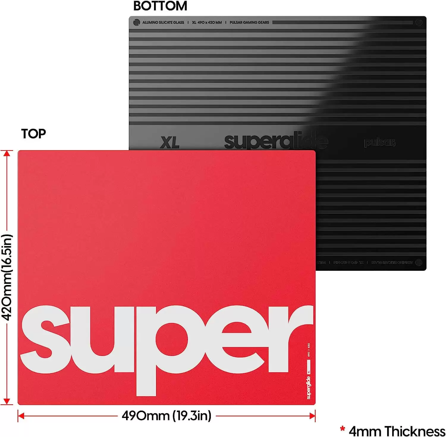 Pulsar Superglide Premium Glass Red XL Size page mobile 6