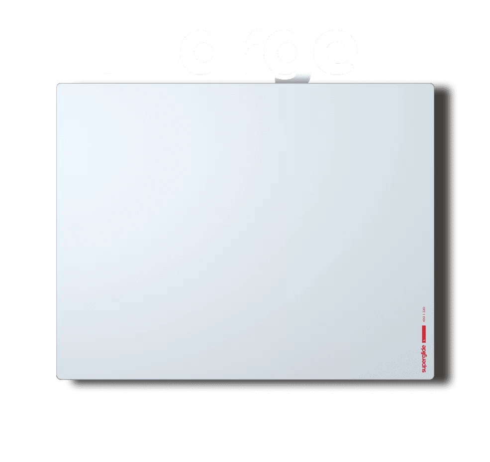Pulsar Superglide Glass Mousepad L White 33b5ef53 3d58 4c67 a446 d8941bc65c51