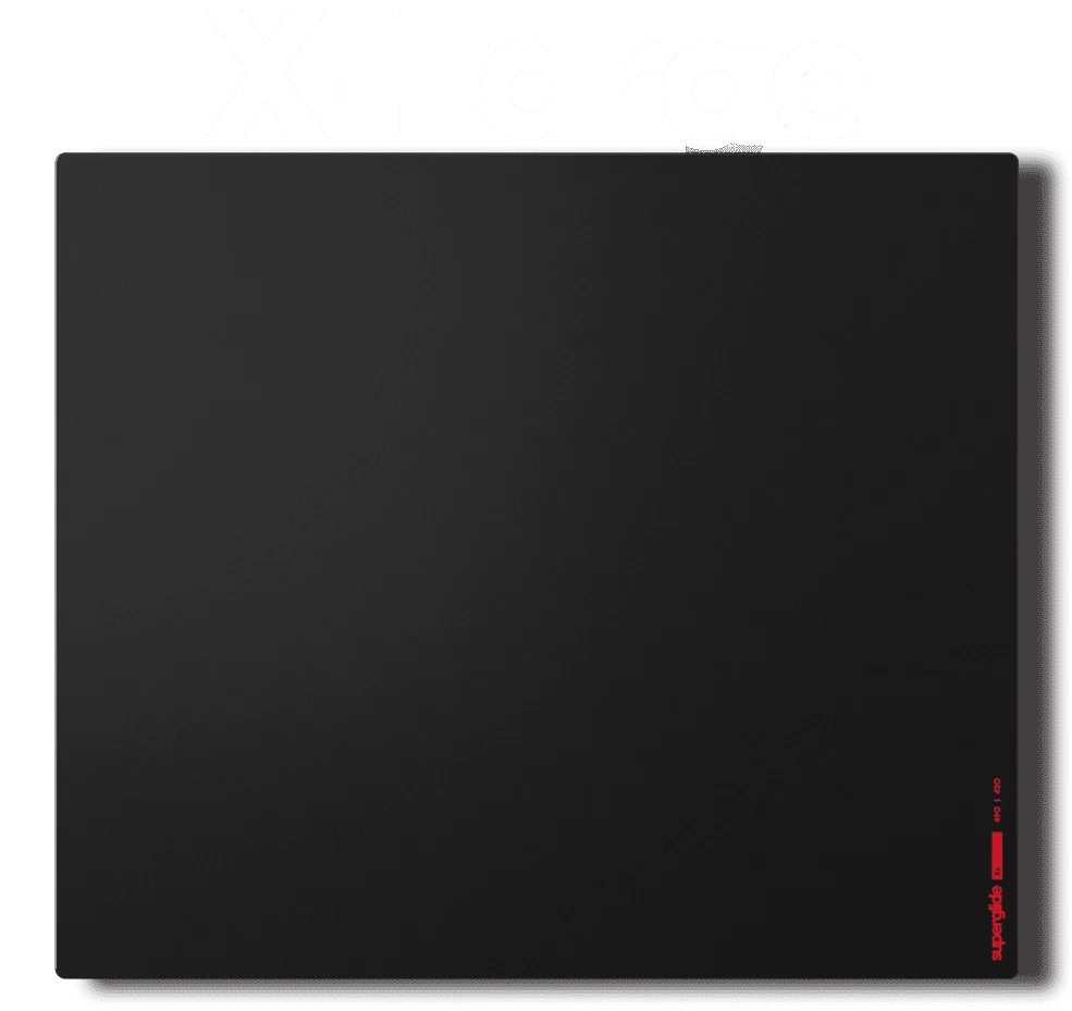 Pulsar Superglide Glass Mousepad XL Black ff13de92 932f 4071 ad27 21aece7703a1