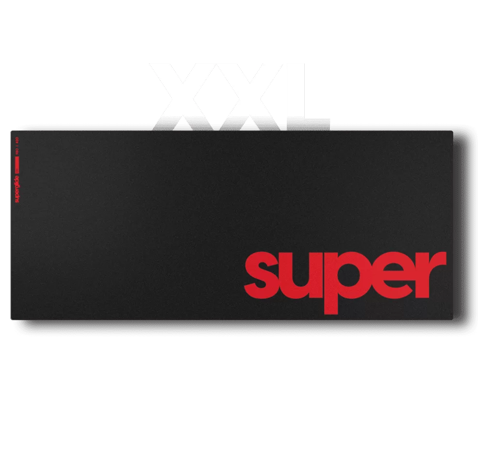 Pulsar Superglide Glass Mousepad XXL Black