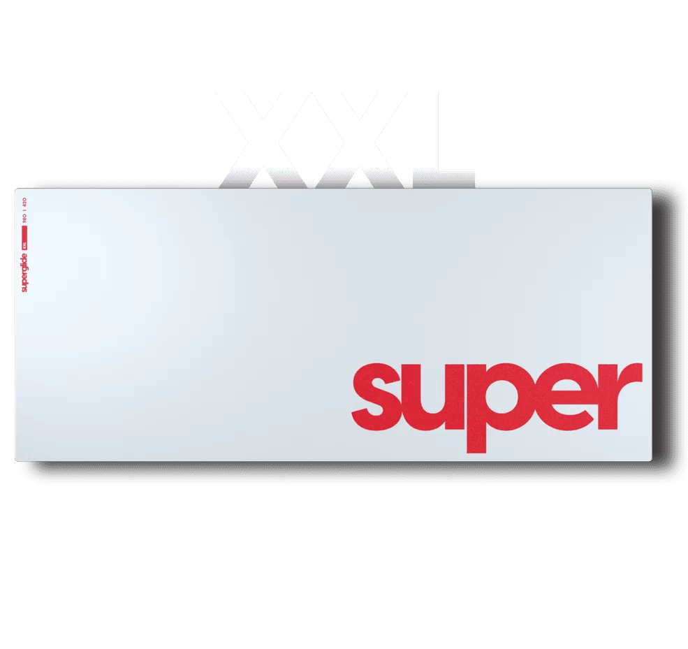 Pulsar Superglide Glass Mousepad XXL White