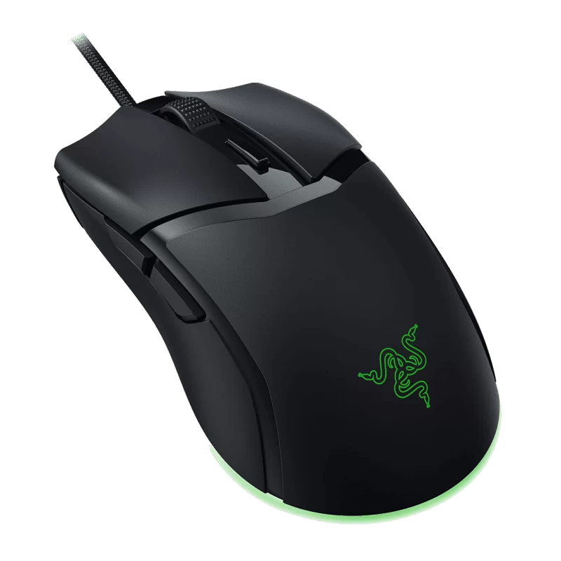 Razer Cobra Black Gaming Mouse - 58g Lightweight Design, Precise 8500 DPI Optical Sensor, Chroma RGB Lighting with Underglow, Gen-3 Optical Switches, 100% PTFE Mouse Feet, Speedflex Cable 3 Razer Cobra Black Gaming Mouse - 58g Lightweight Design, Precise 8500 DPI Optical Sensor, Chroma RGB Lighting with Underglow, Gen-3 Optical Switches, 100% PTFE Mouse Feet, Speedflex Cable - Ảnh 3