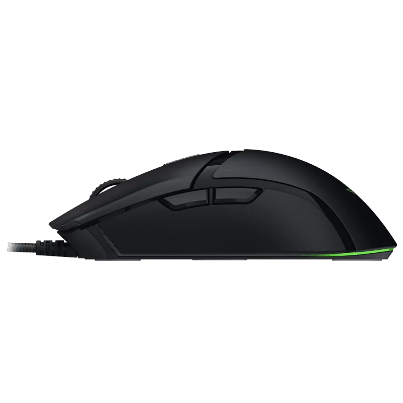 Razer Cobra Black Gaming Mouse - 58g Lightweight Design, Precise 8500 DPI Optical Sensor, Chroma RGB Lighting with Underglow, Gen-3 Optical Switches, 100% PTFE Mouse Feet, Speedflex Cable 5 Razer Cobra Black Gaming Mouse - 58g Lightweight Design, Precise 8500 DPI Optical Sensor, Chroma RGB Lighting with Underglow, Gen-3 Optical Switches, 100% PTFE Mouse Feet, Speedflex Cable - Ảnh 5