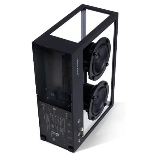 TRANSPARENT Small Transparent Speaker - Black, 2.0 Dual Speaker, Bluetooth 5.0, Multi Room Audio 5 TRANSPARENT Small Transparent Speaker - Black, 2.0 Dual Speaker, Bluetooth 5.0, Multi Room Audio - Ảnh 5