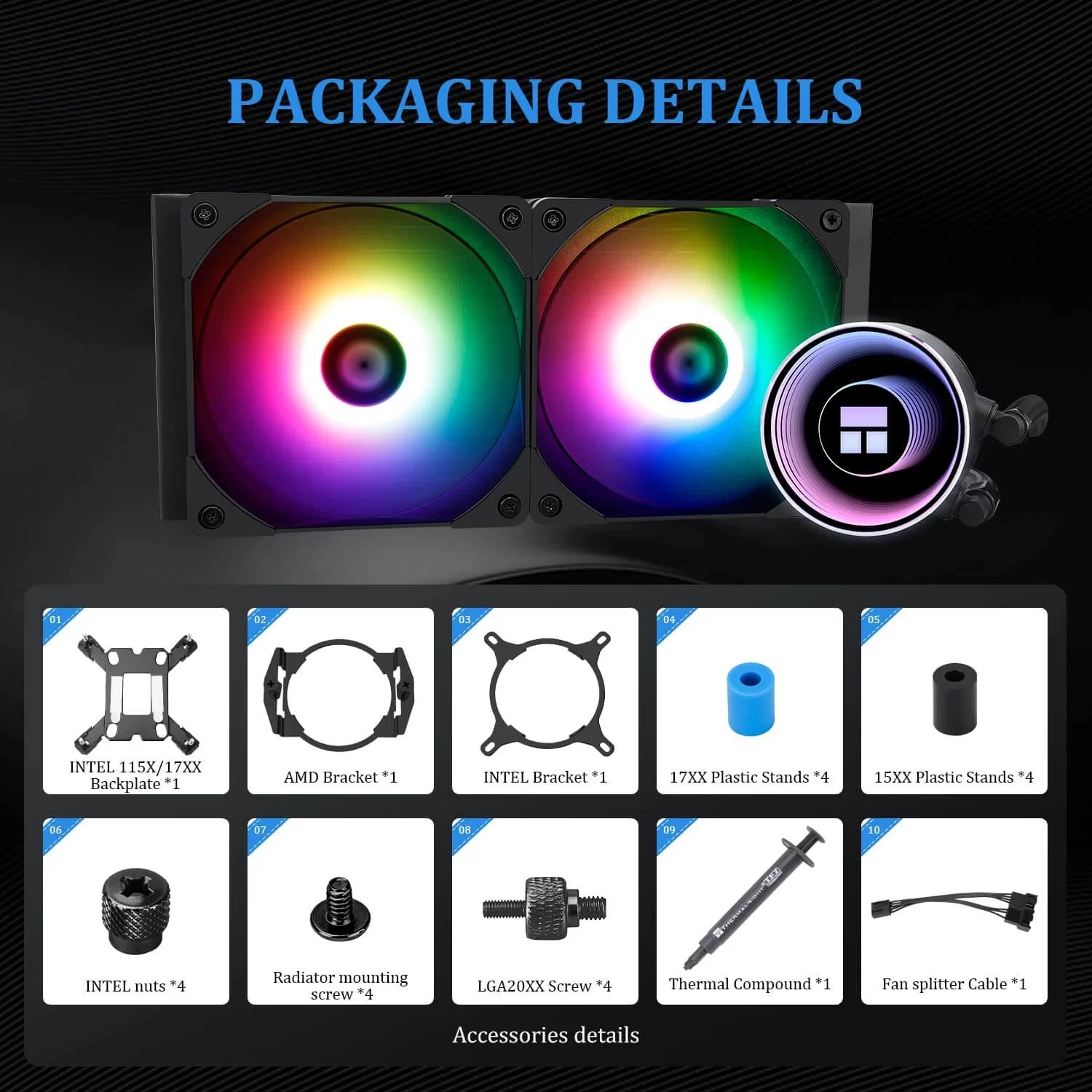 THERMALRIGHT Frozen Notte Black 240 ARGB Page mobile 2