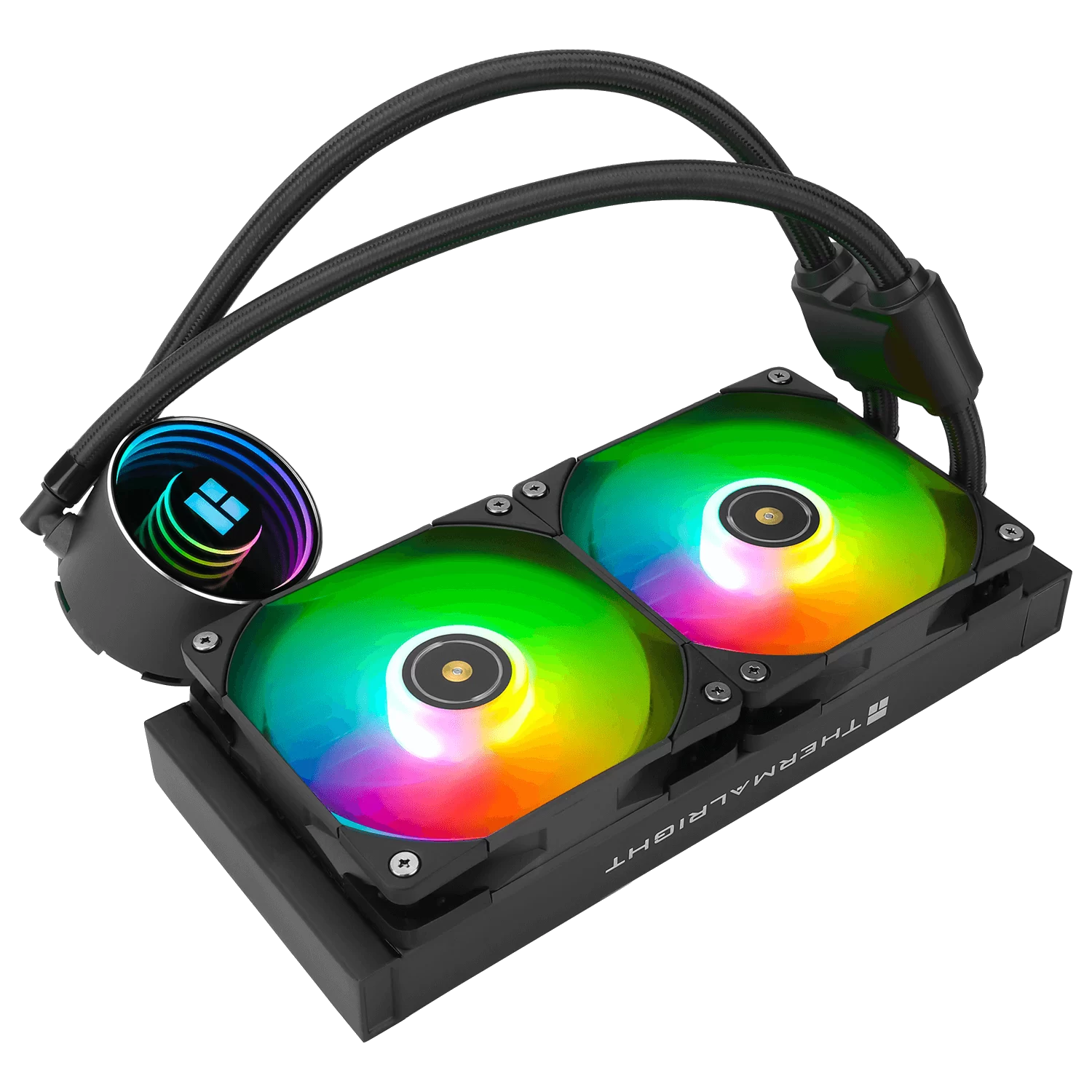 THERMALRIGHT Frozen Notte Black 240 ARGB AIO Liquid CPU Cooler - Black, 240mm Radiator, ARGB, AM5-LGA1700 compatible 7 THERMALRIGHT Frozen Notte Black 240 ARGB AIO Liquid CPU Cooler - Black, 240mm Radiator, ARGB, AM5-LGA1700 compatible - Ảnh 7
