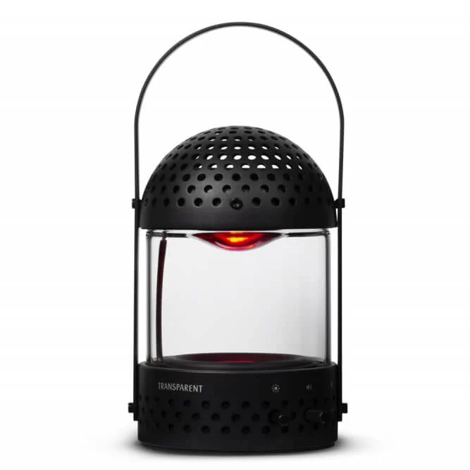 TRANSPARENT Transparent Light Speaker - Black, Bluetooth, the Portable Camping Lantern With The Big Sound 2 TRANSPARENT Transparent Light Speaker - Black, Bluetooth, the Portable Camping Lantern With The Big Sound - Ảnh 2