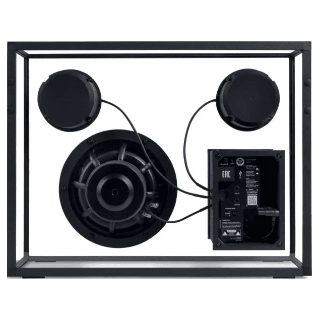 TRANSPARENT Transparent Speaker - Black, 2.0 Dual Speaker, Bluetooth 5.0, Multi Room Audio 1 TRANSPARENT Transparent Speaker - Black, 2.0 Dual Speaker, Bluetooth 5.0, Multi Room Audio