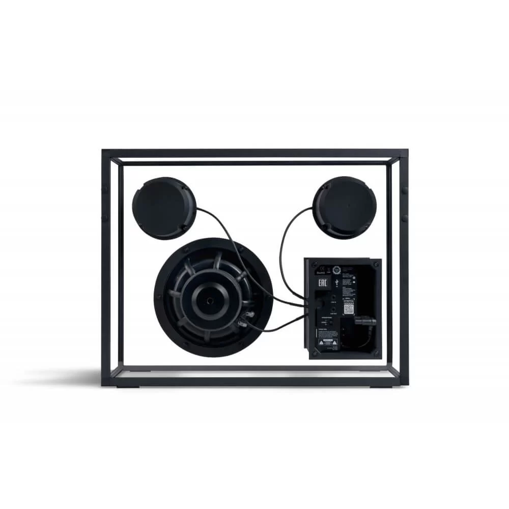TRANSPARENT Transparent Speaker - Black, 2.0 Dual Speaker, Bluetooth 5.0, Multi Room Audio 4 TRANSPARENT Transparent Speaker - Black, 2.0 Dual Speaker, Bluetooth 5.0, Multi Room Audio - Ảnh 4