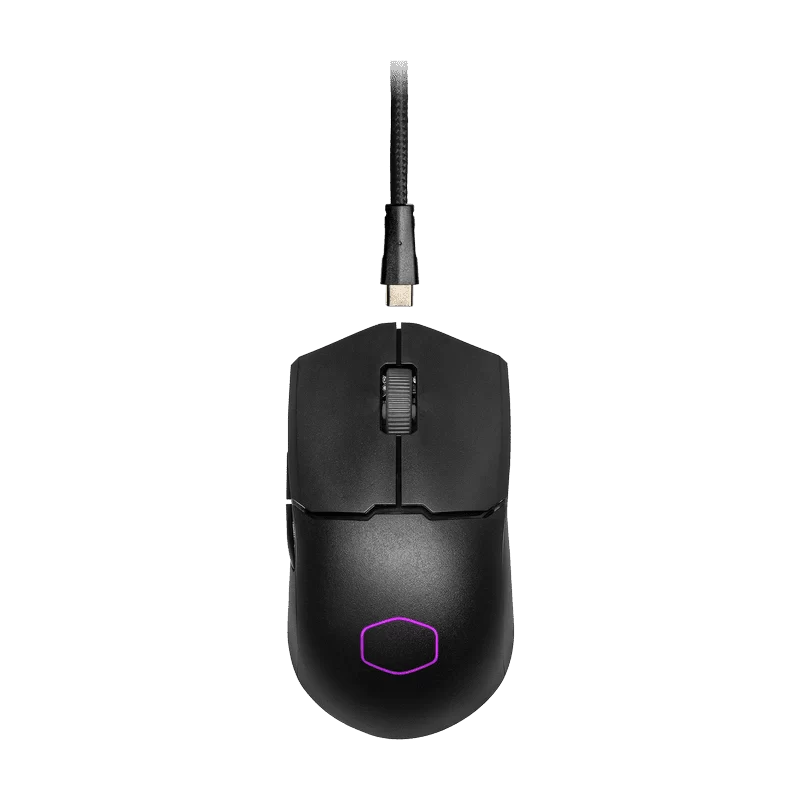 Cooler Master MM712 Lightweight Wireless Black Gaming Mouse - 59g, 19000 dpi, RGB, PixArt Optical Sensor, Pure PTFE Mouse Feet 3 Cooler Master MM712 Lightweight Wireless Black Gaming Mouse - 59g, 19000 dpi, RGB, PixArt Optical Sensor, Pure PTFE Mouse Feet - Ảnh 3