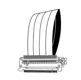 pci e 4 riser cable icon