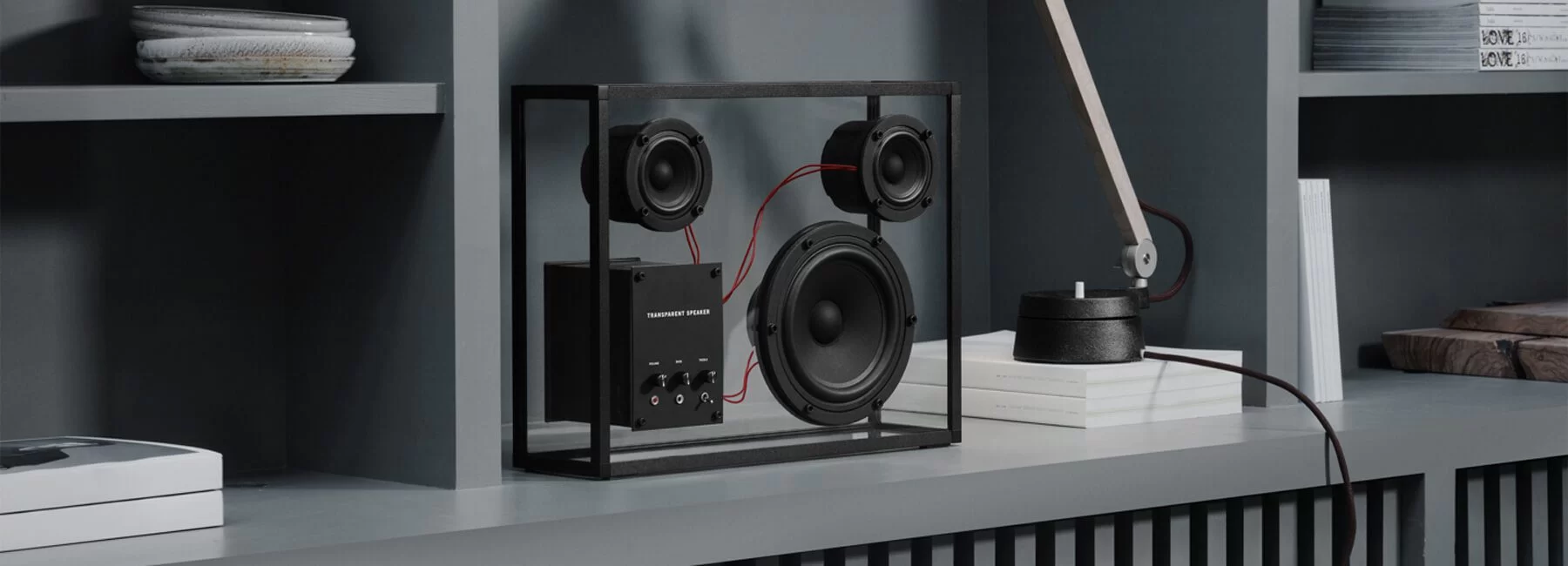 transparent speaker designboom 1800